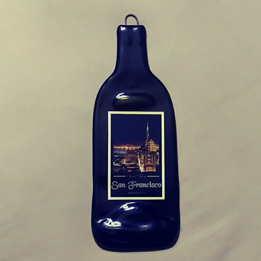 Hang or Serve ~ Flat Bottle Art